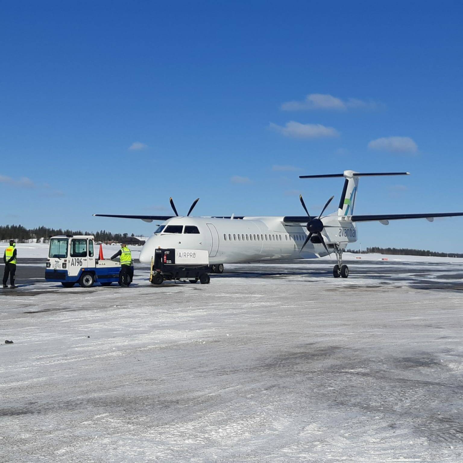 Supervision de vol à Rovaniemi, Finlande