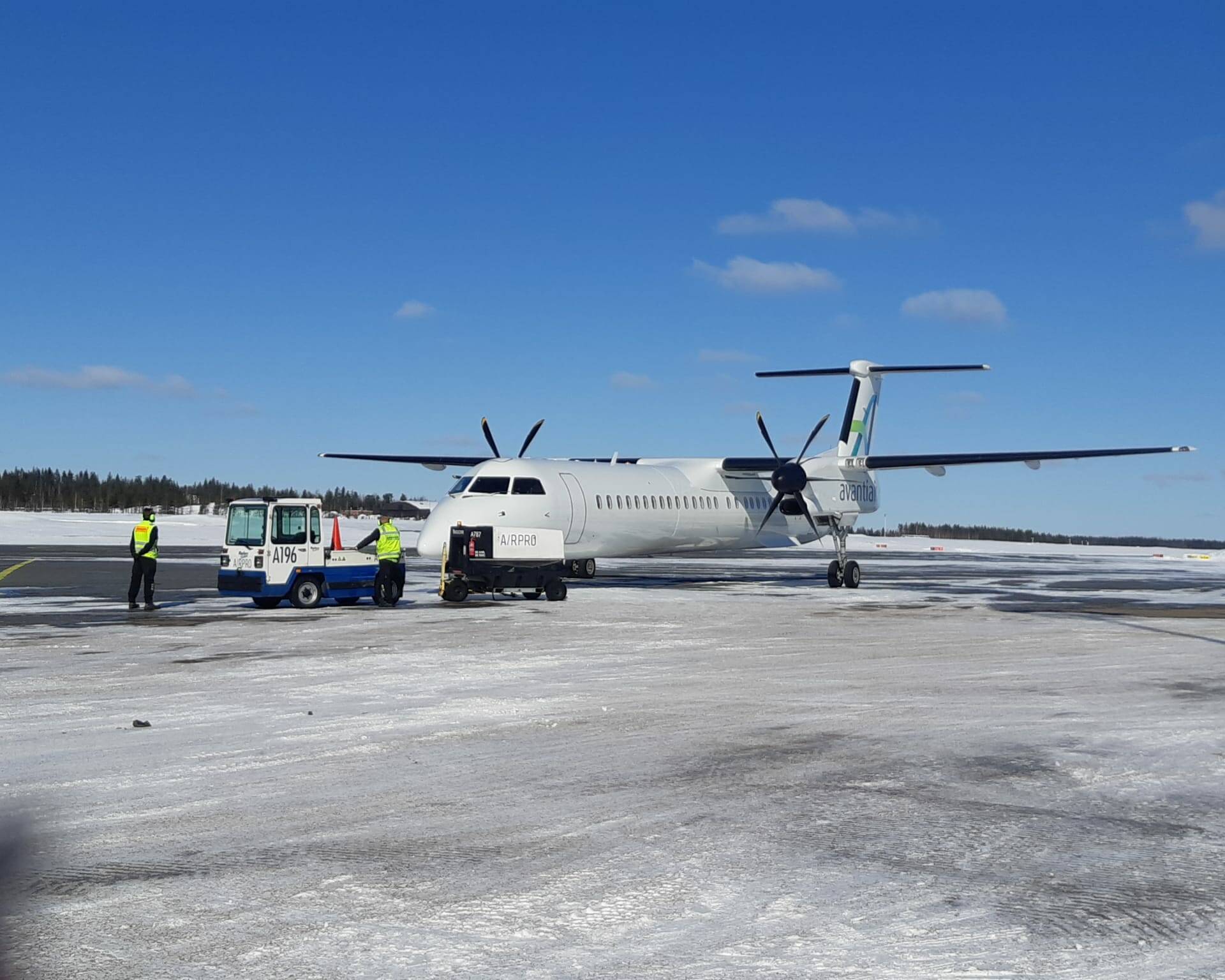 Supervision de vol à Rovaniemi, Finlande